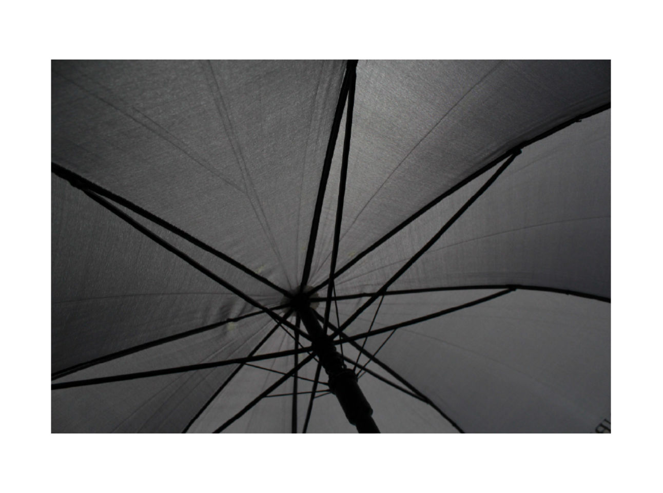 5 ft. Golf Umbrella in All Black